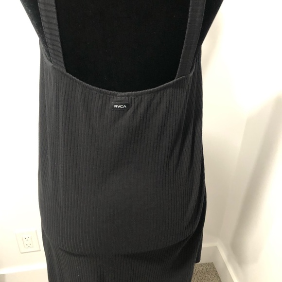RVCA Black Ribbed Knit Cutout Mini Dress - Picture 8 of 10